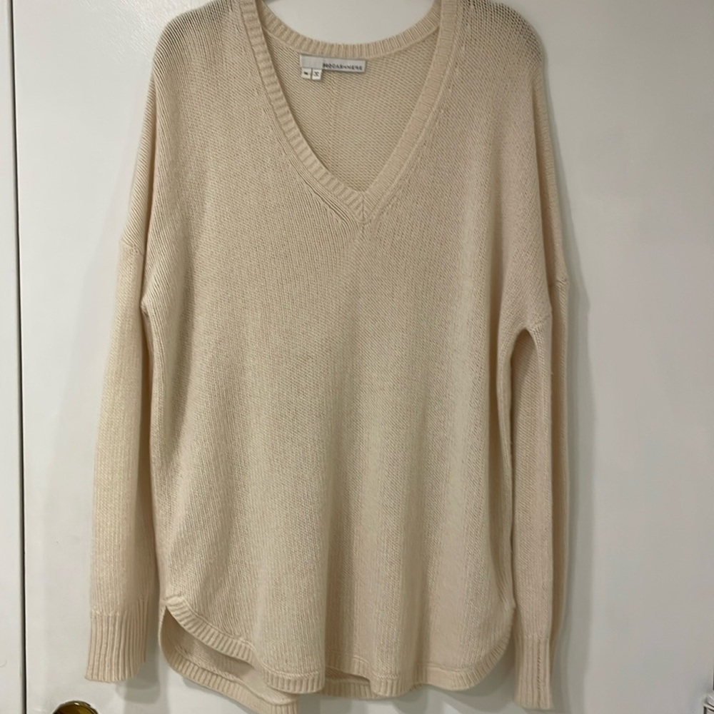 360 Cashmere cream sweater size medium - Picture 1 of 12